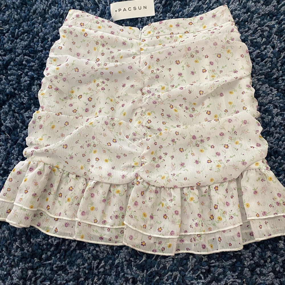 PACSUN Floral Skirt